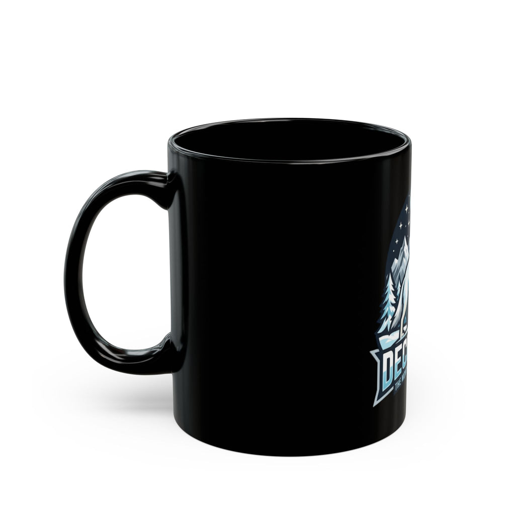 "December Legend" Black Ceramic Mug