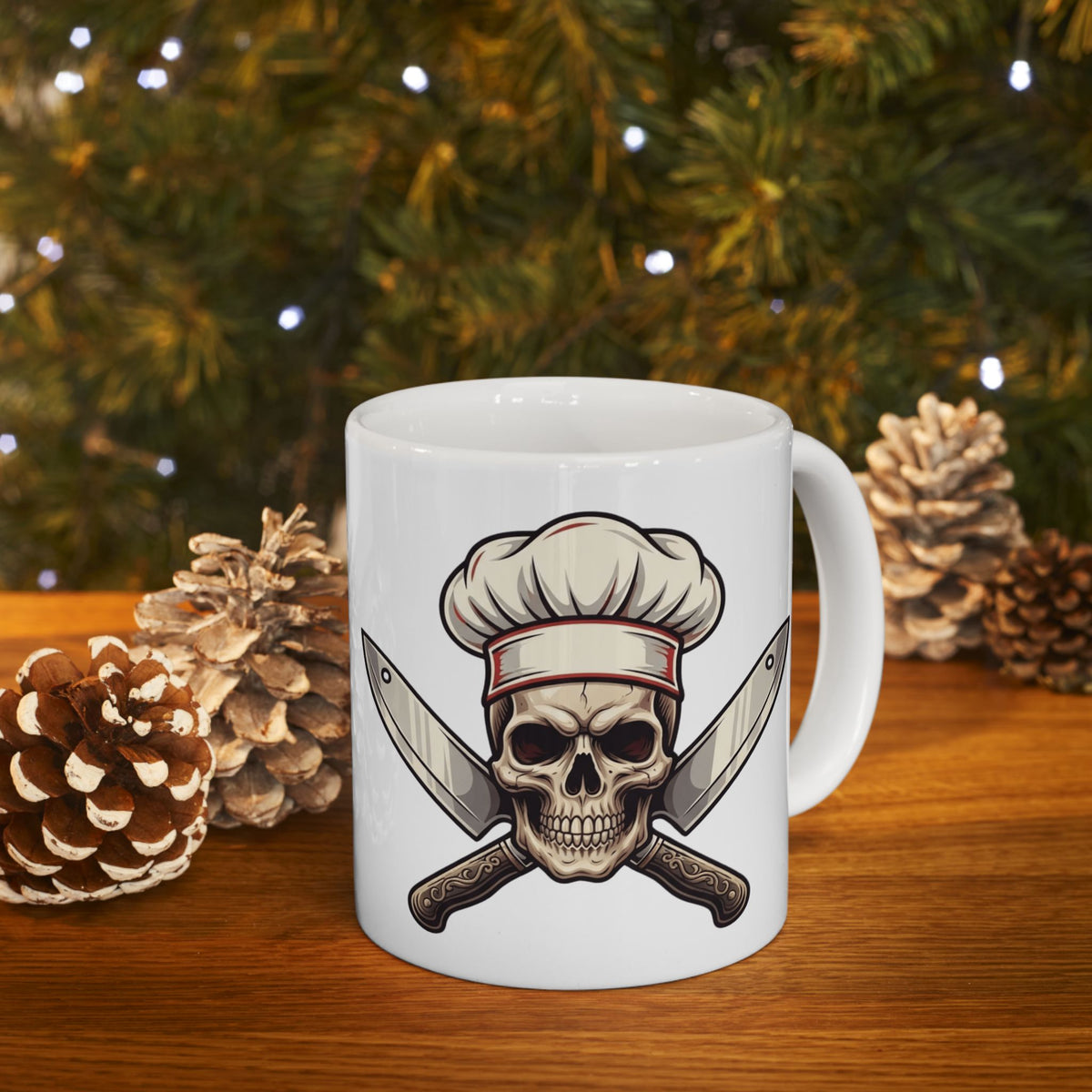 "Hell's Kitchen Literally" White Ceramic Mug — Graphic
