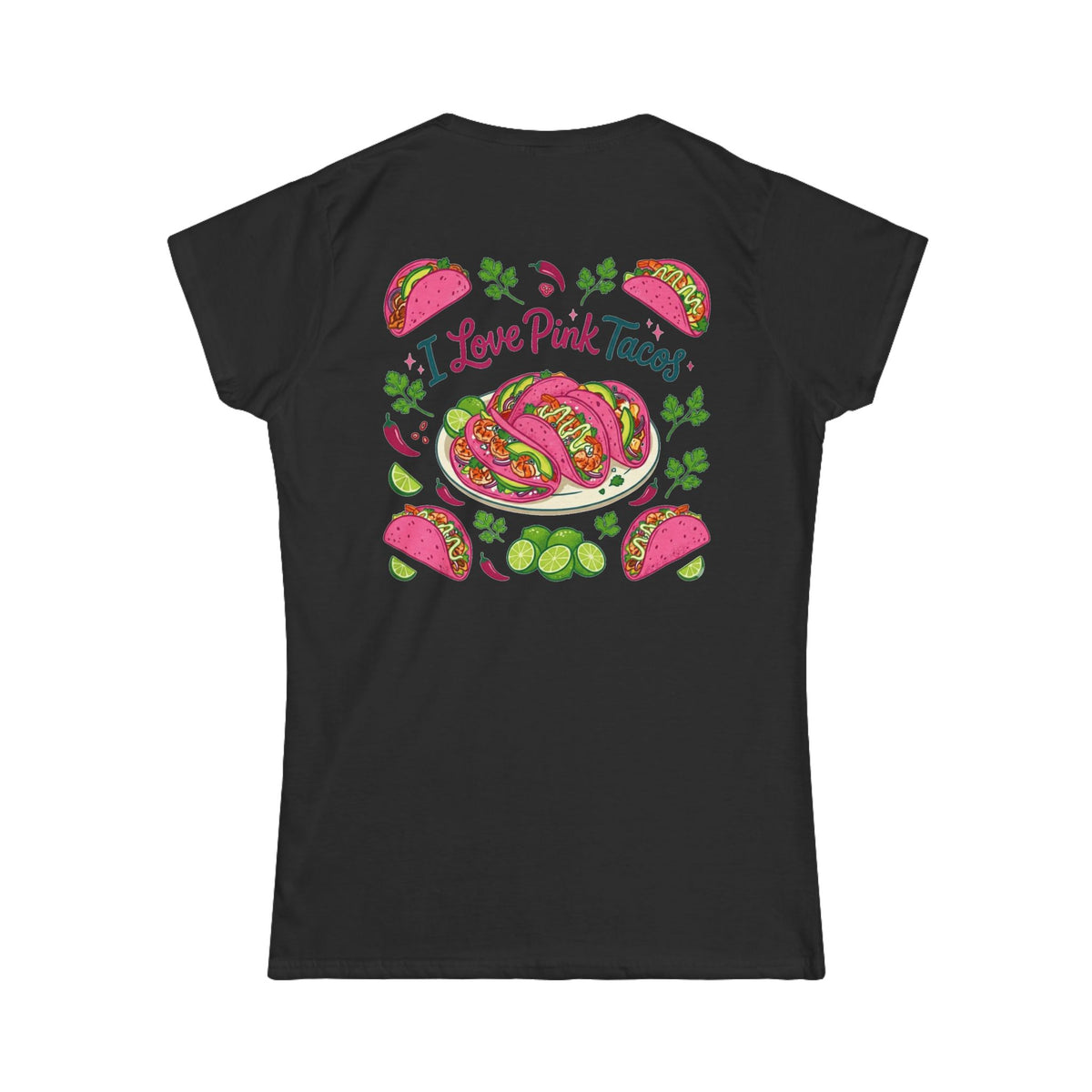 "I Love Pink Tacos" Women's Tee