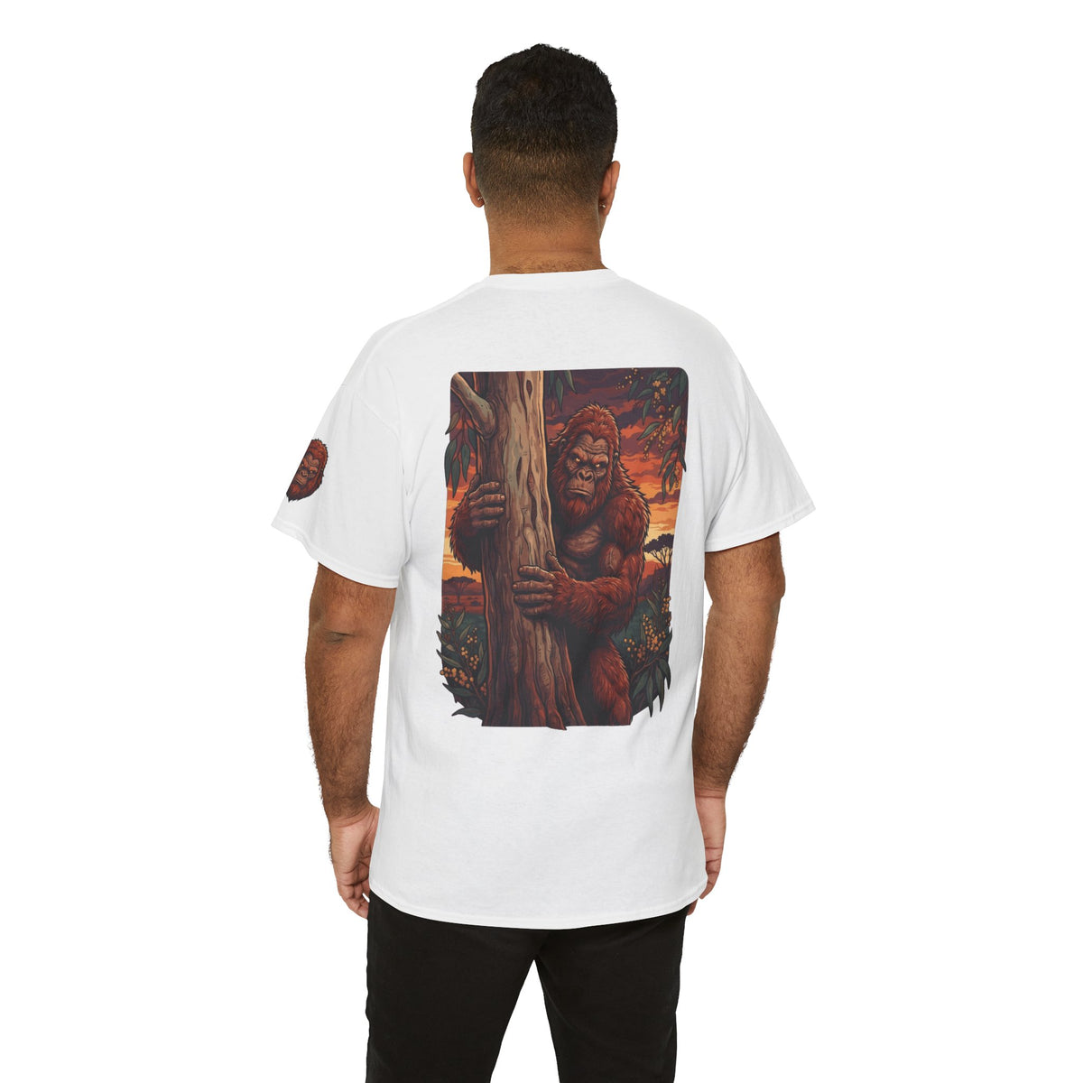 Color: White | Yowie (Australian Folklore) Premium Graphic Tee