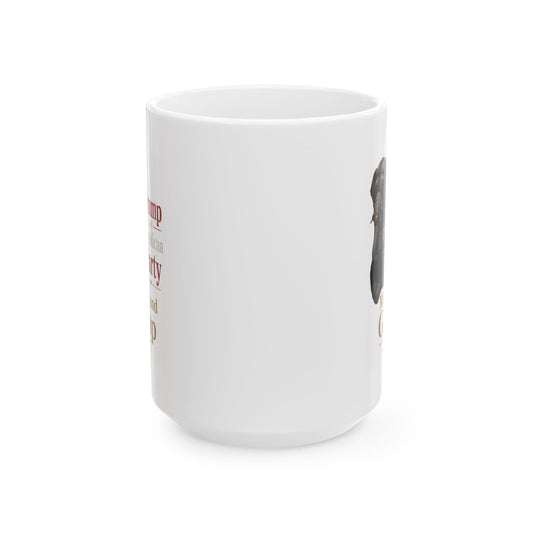 "Master and Gimp" White Ceramic Mug