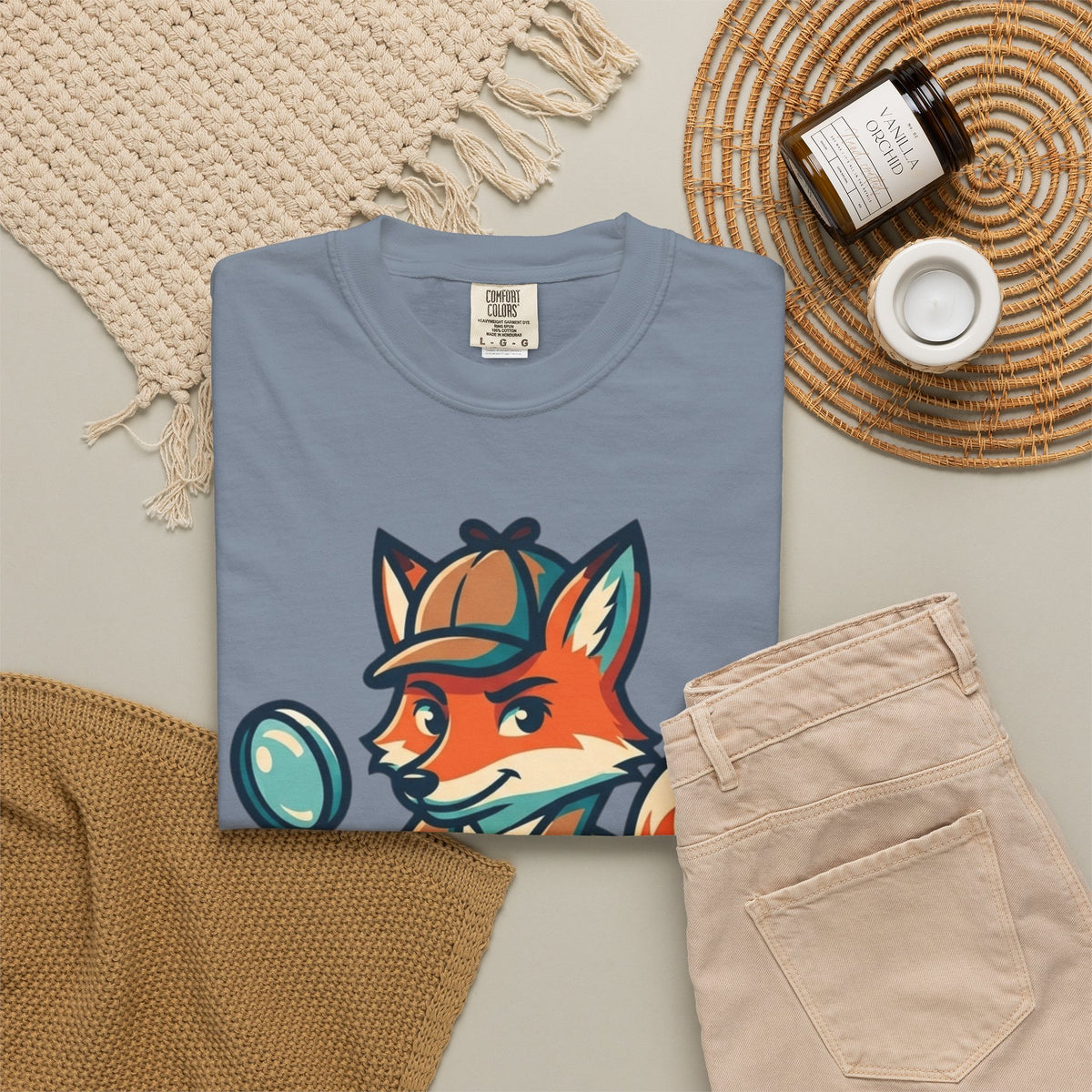 Fox Credible Unisex Garment-Dyed Tee