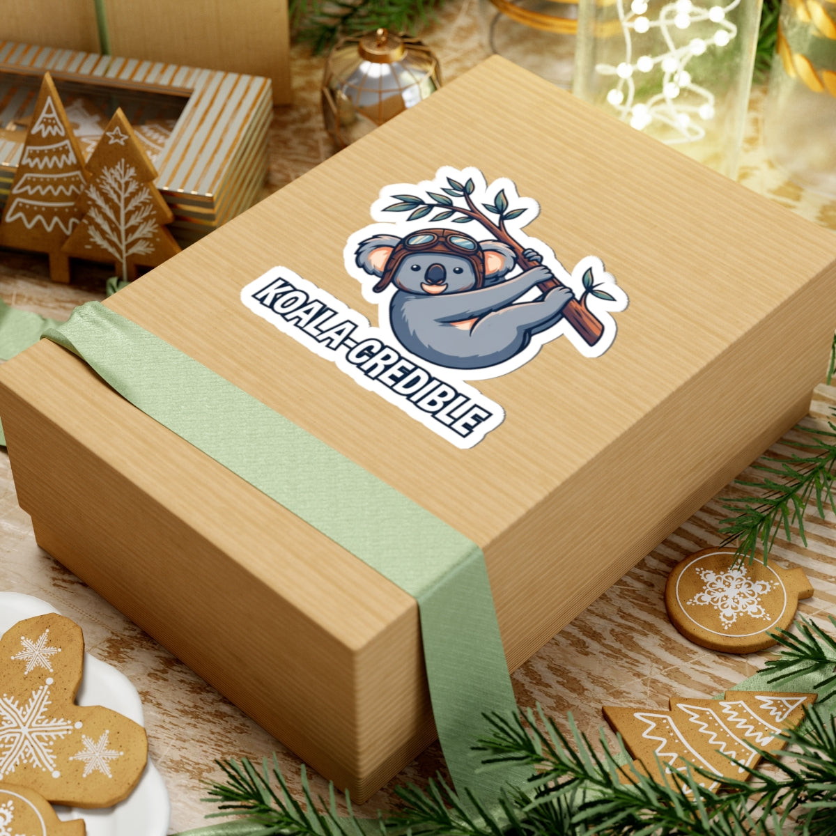 "Koala Credible" Sticker — Main