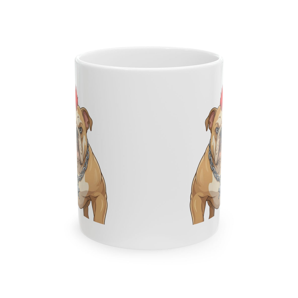 "Bones" White Ceramic Mug