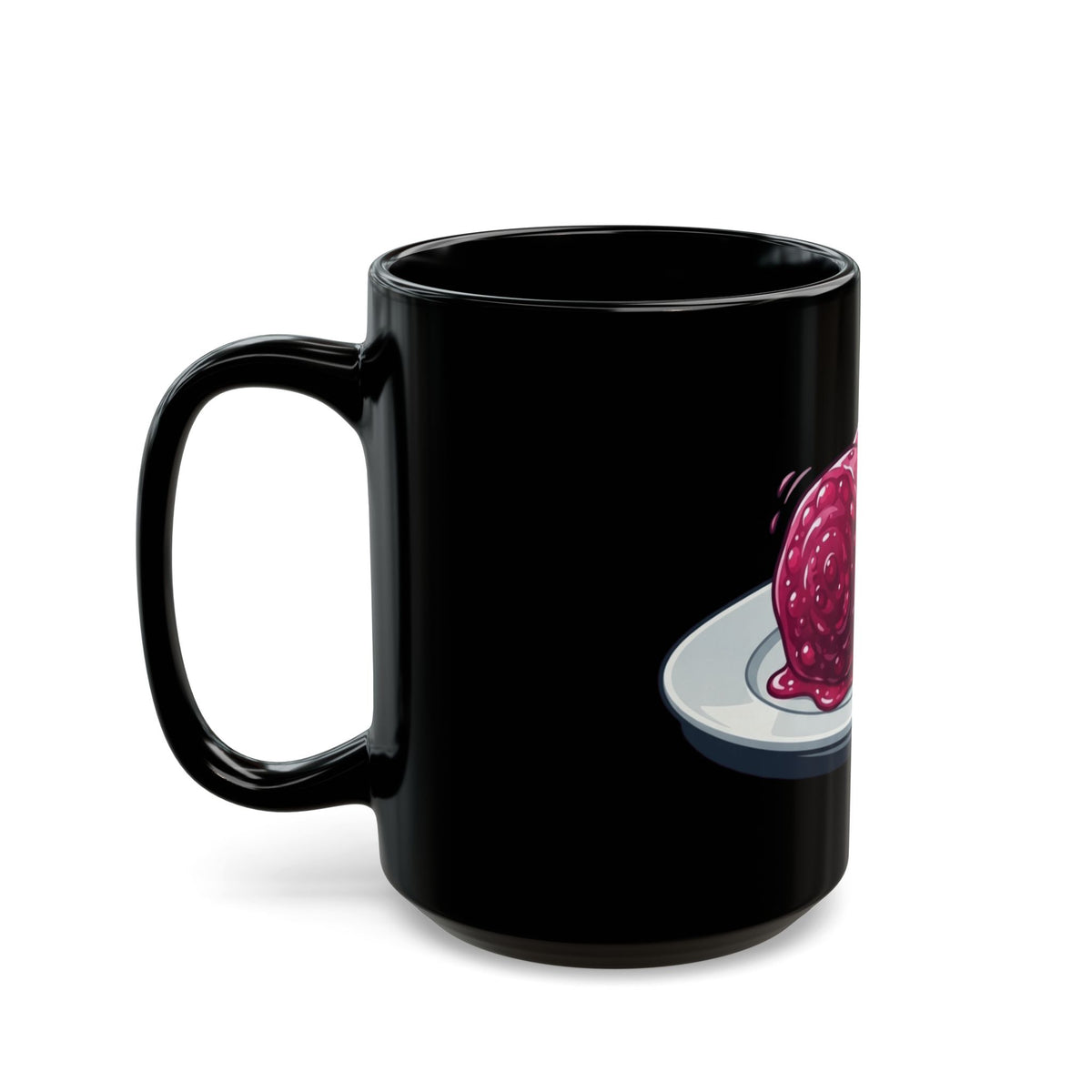 "Yes It's From A Can" Black Ceramic Mug — Graphic
