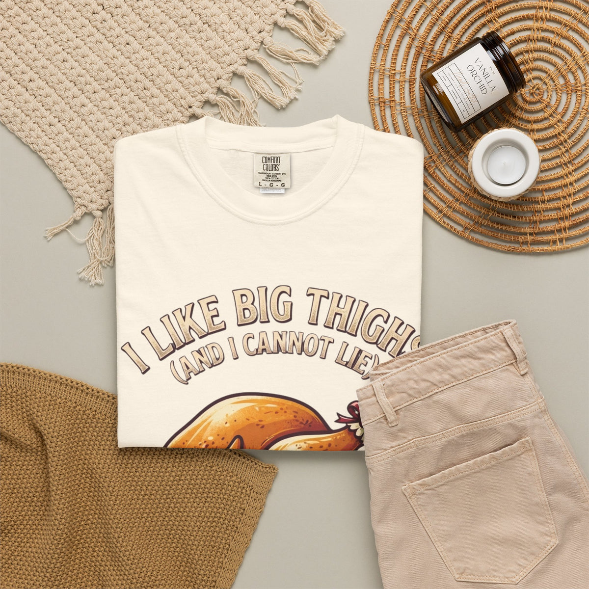 "I Like Big Thighs" Unisex Garment-Dyed Tee