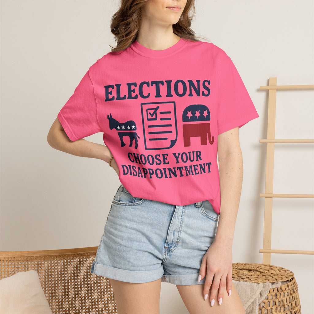 "Voting for the Best" Unisex Garment-Dyed T-shirt