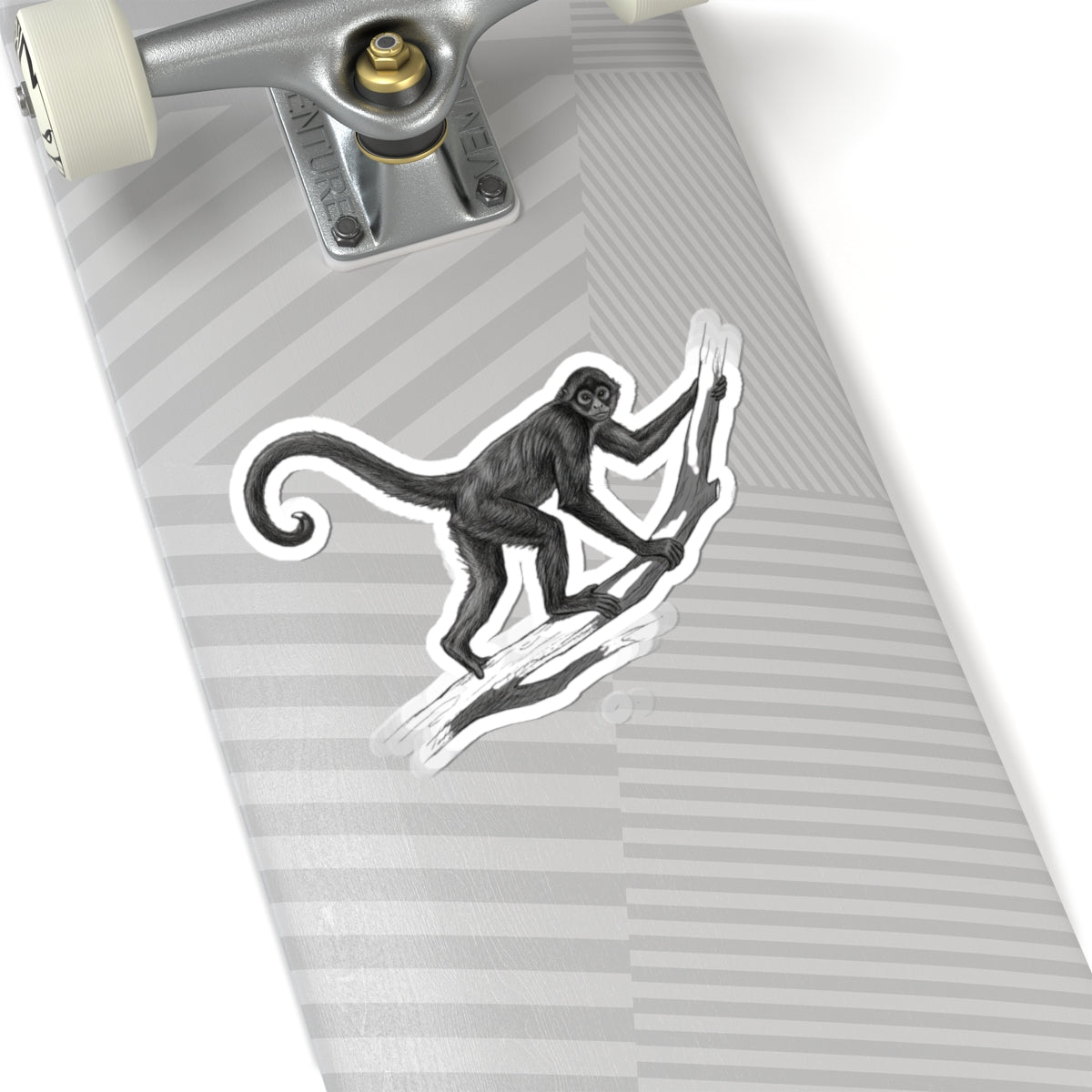 "Pencil Sketch Art Spider Monkey" Sticker — Main