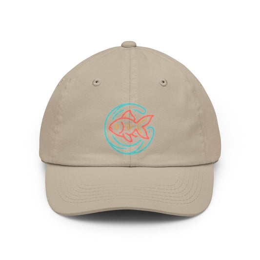 Color: Stone | Go Fish Dad Hat — Graphic
