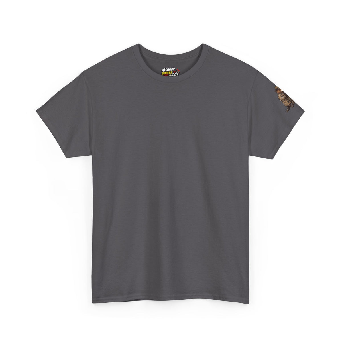 Color: Charcoal | I Know Hard Wood Premium Graphic Tee