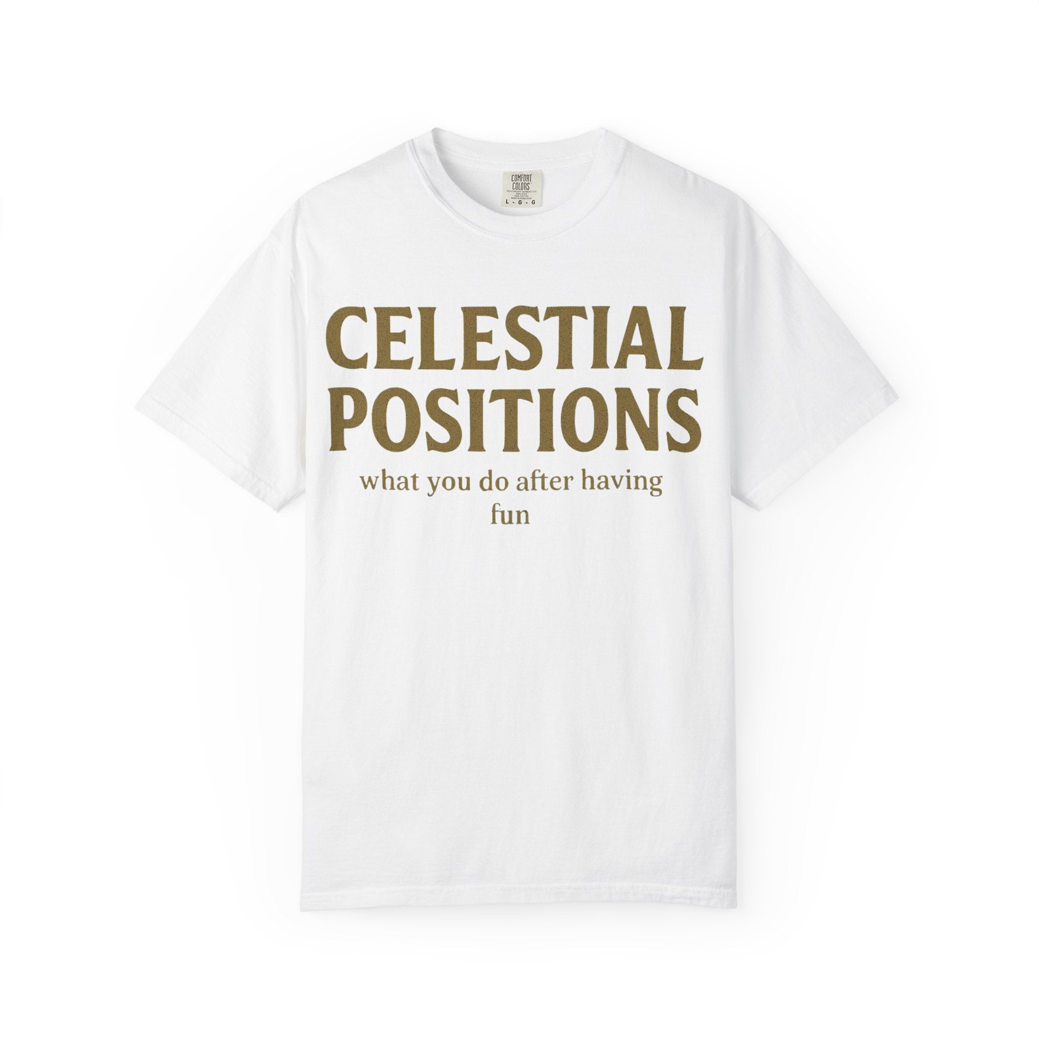 "Celestial Positions" Unisex Garment-Dyed T-shirt