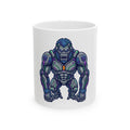 "Cyber Gorilla" White Ceramic Mug