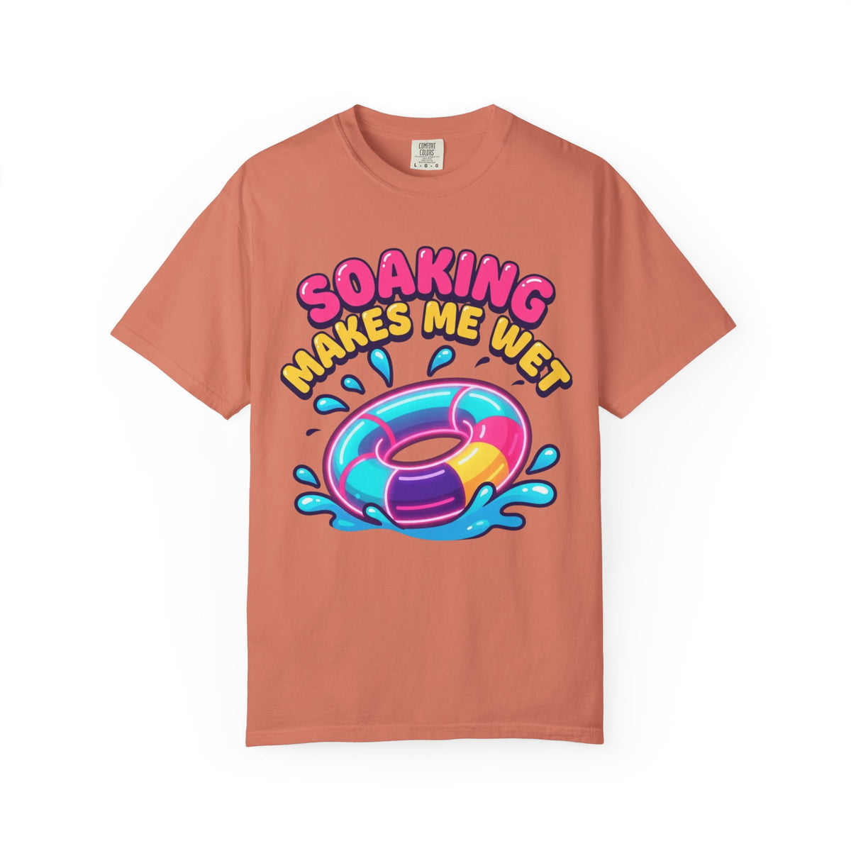 Color: Terracotta | Soaking Makes Me Wet Unisex Garment-Dyed Tee