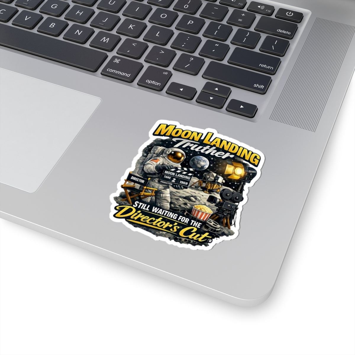 "Moon Landing Truther" Sticker — Main