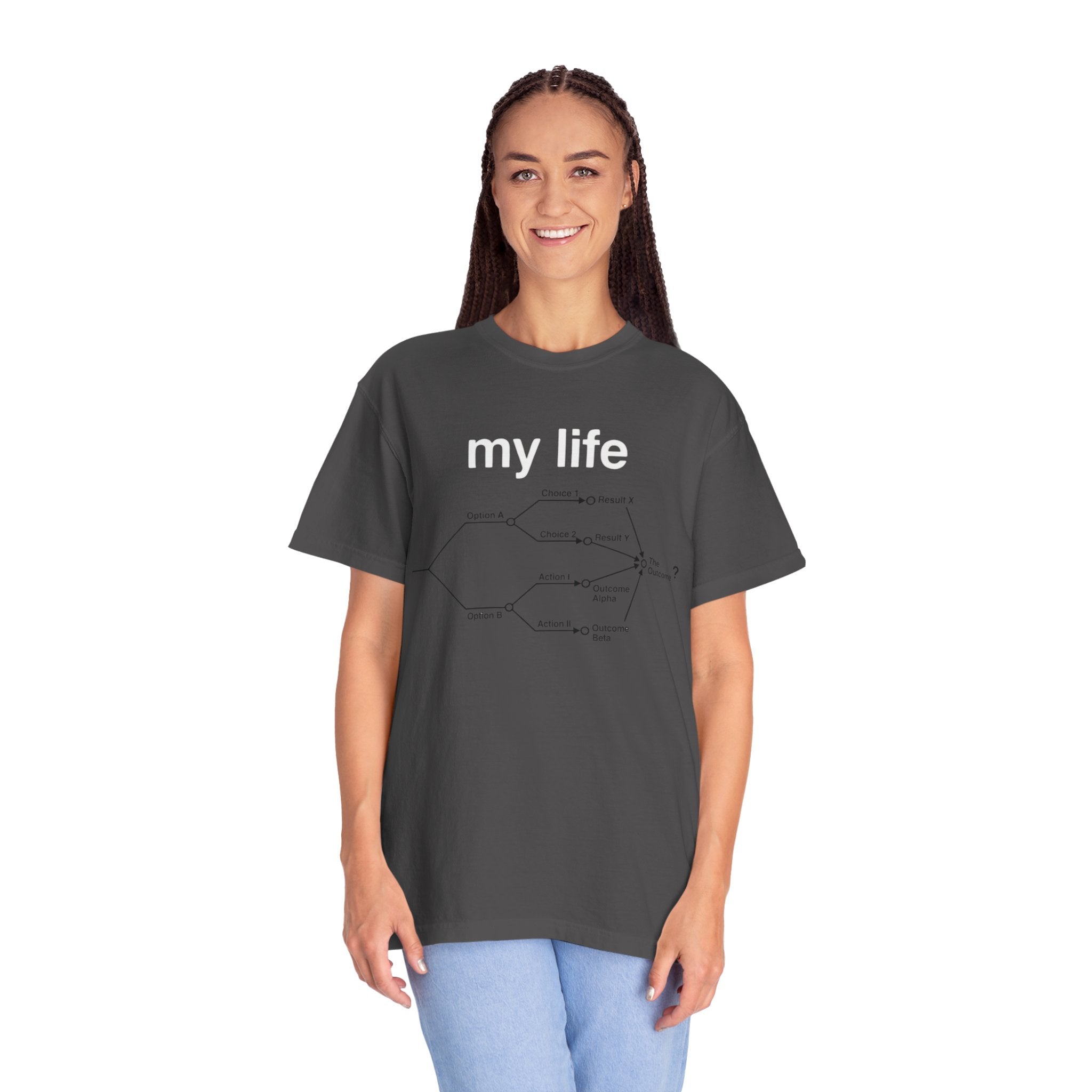 "My Life Decisions" Unisex Garment-Dyed T-shirt