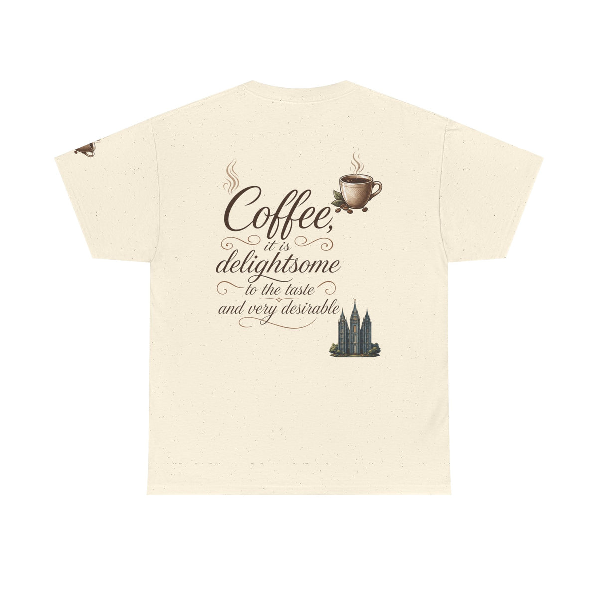 Color: Natural | Coffee is Delightsome Premium Graphic Tee