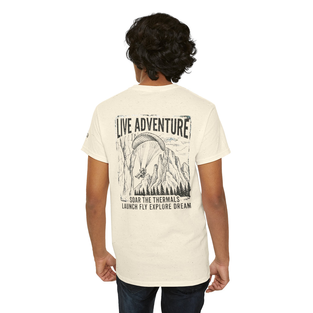 "Live Adventure - Soar the Thermals" Premium Graphic Tee