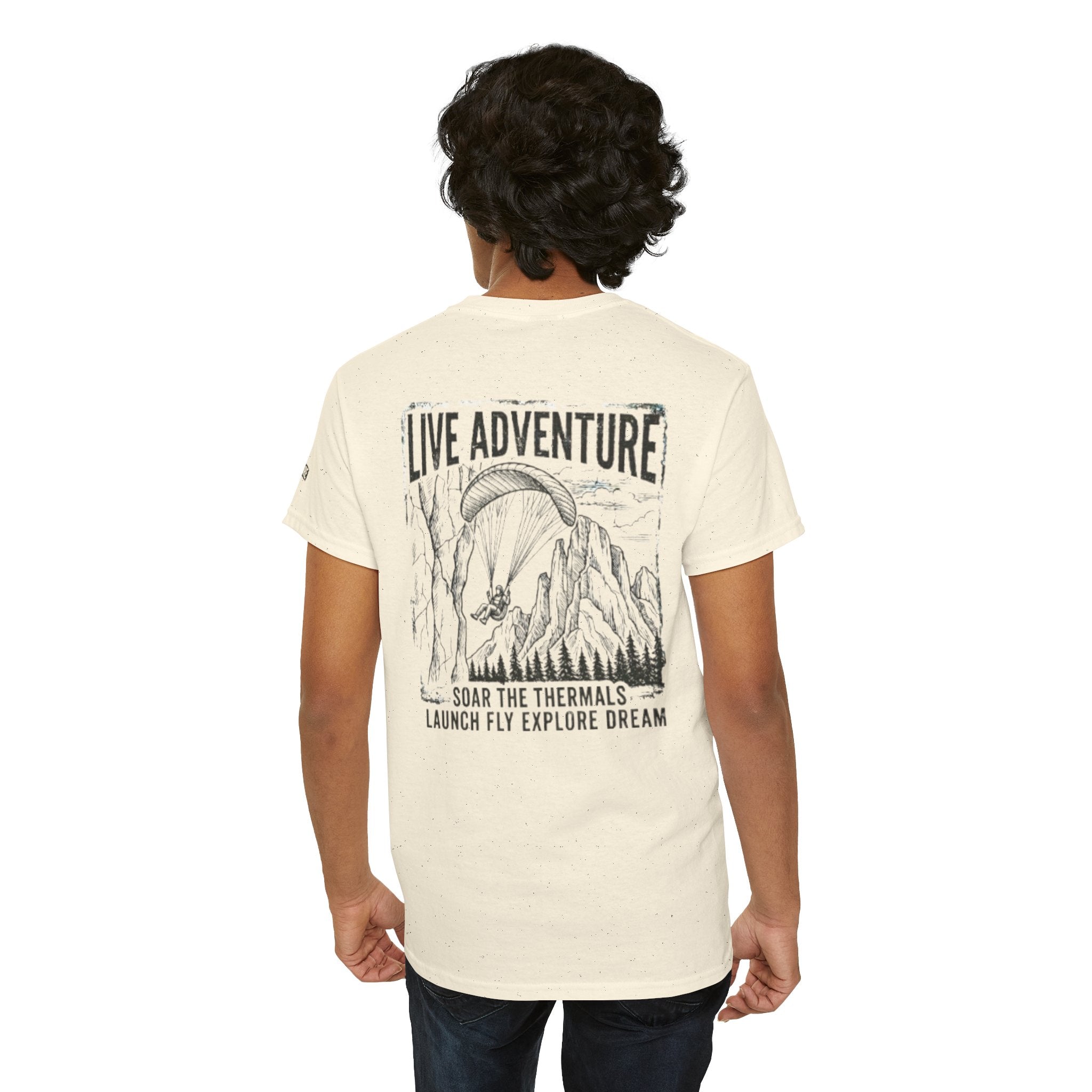 "Live Adventure - Soar the Thermals" Premium Graphic Tee