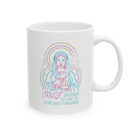 "Good Book Series MILF" White Ceramic Mug