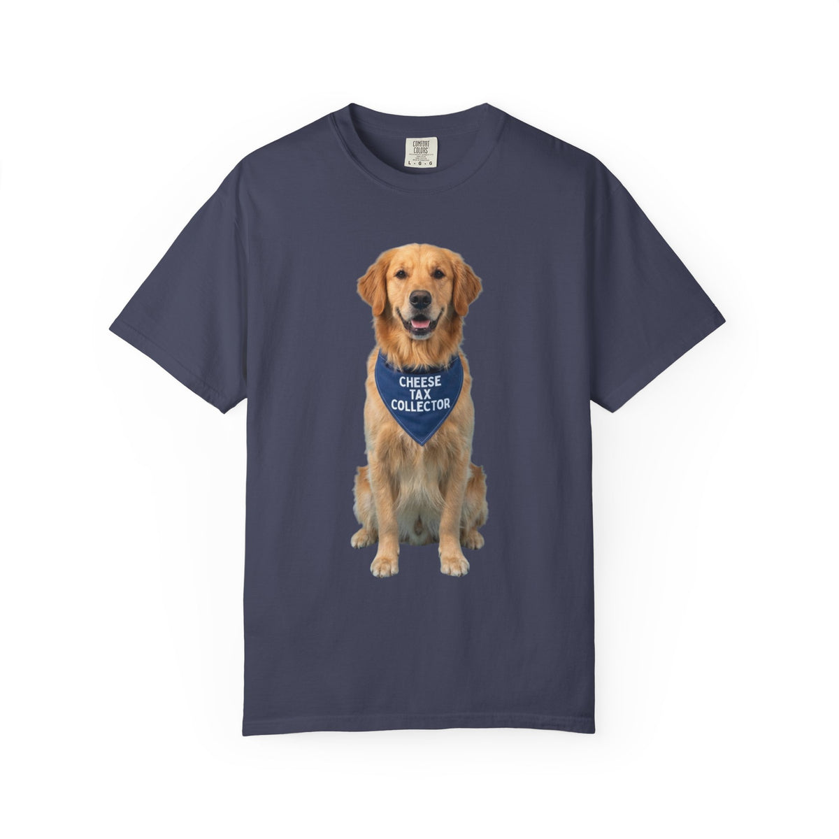 Color: Denim | Cheese Tax Unisex Garment-Dyed Tee