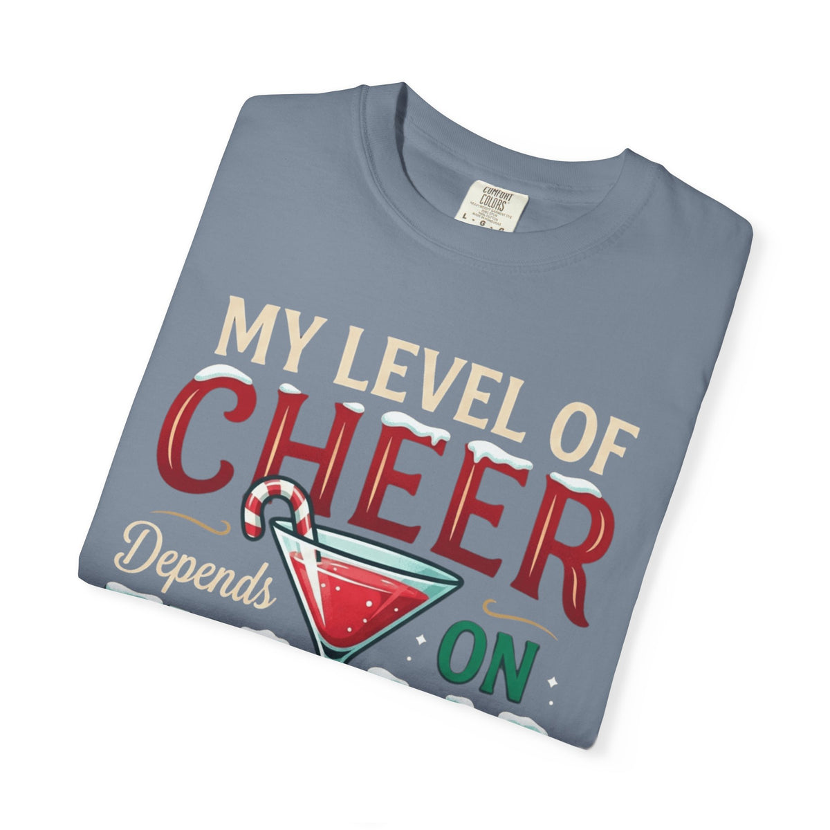 "Christmas Cheer" Unisex Garment-Dyed Tee