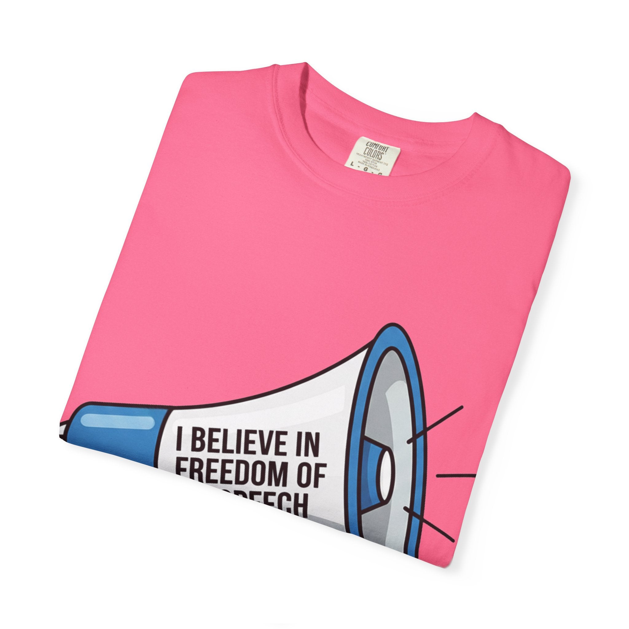 "Freedom of Speech" Unisex Garment-Dyed T-shirt