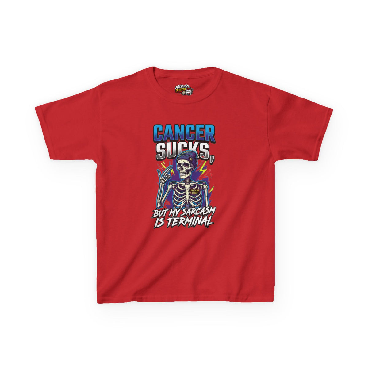 Cancer Sucks But My Sarcasm Is Terminal Kids Tee