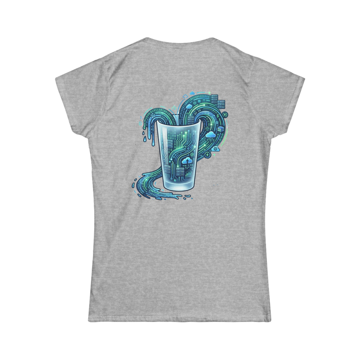 "Glass of Data" Women's Tee