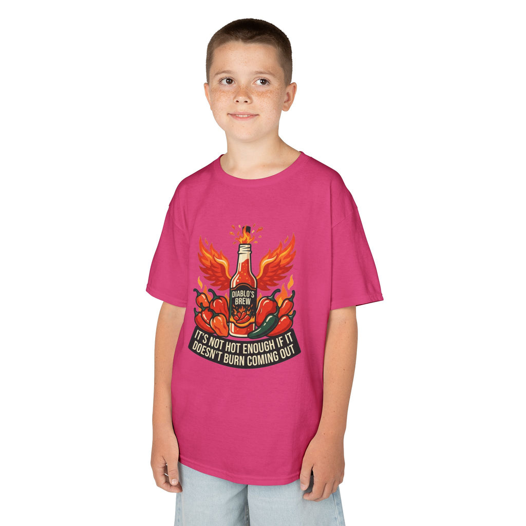 "Burns Coming Out" Kids Tee