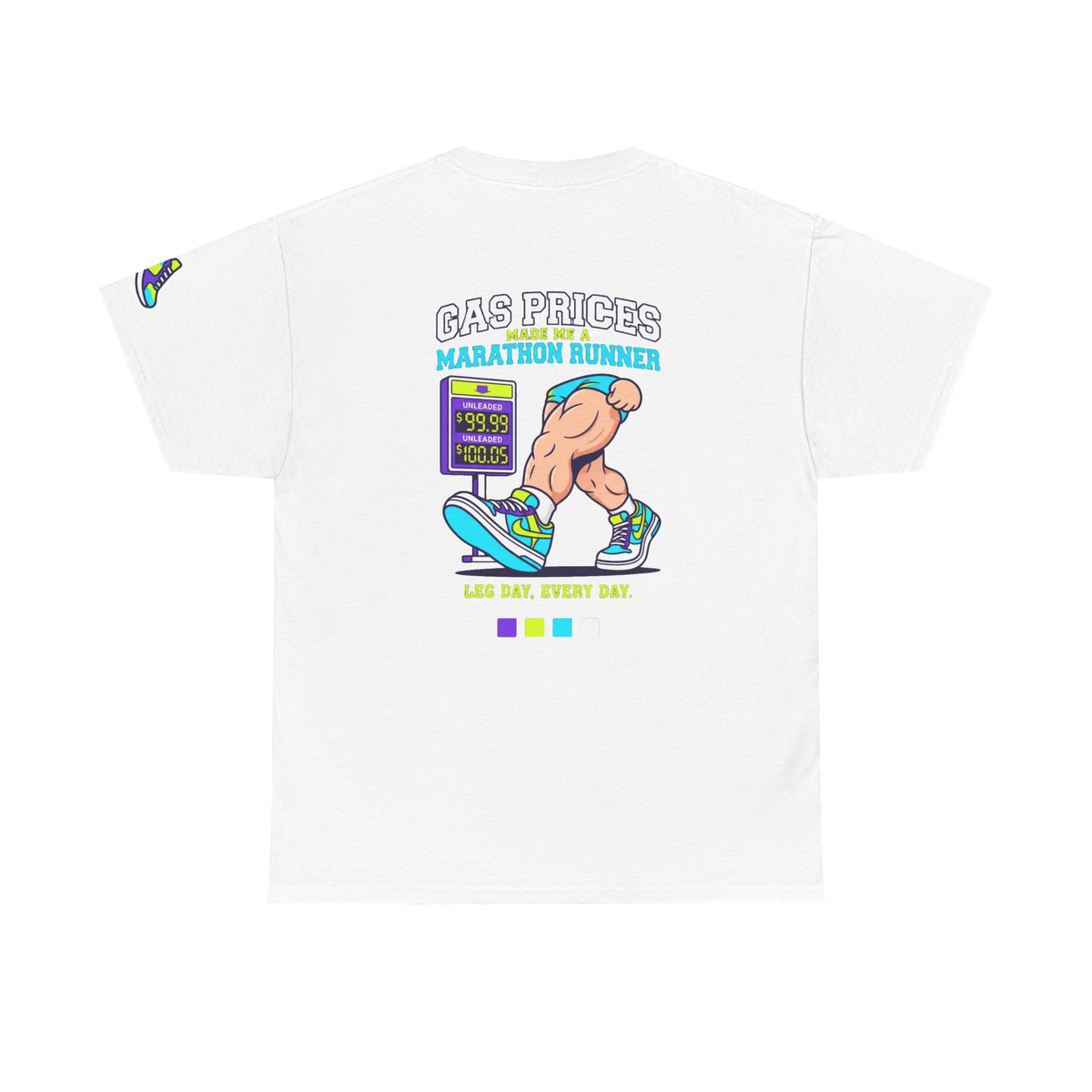 Color: White | Gas Prices Made Me a Marathon Runner Premium Graphic Tee