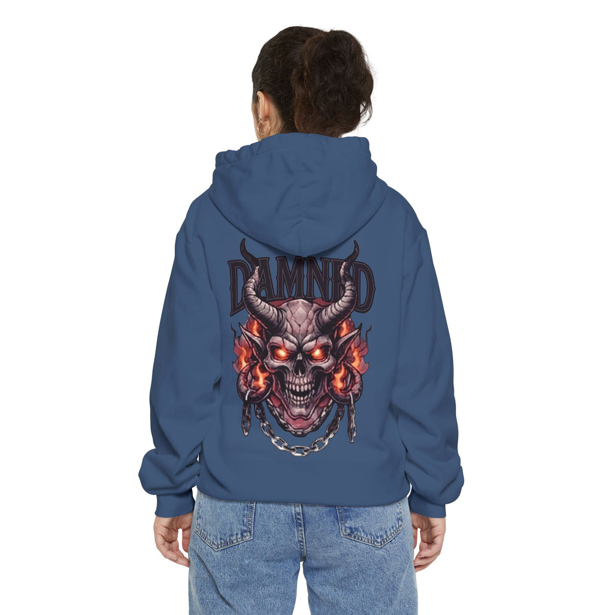 Color: True Navy | Damned Garment-Dyed Hoodie