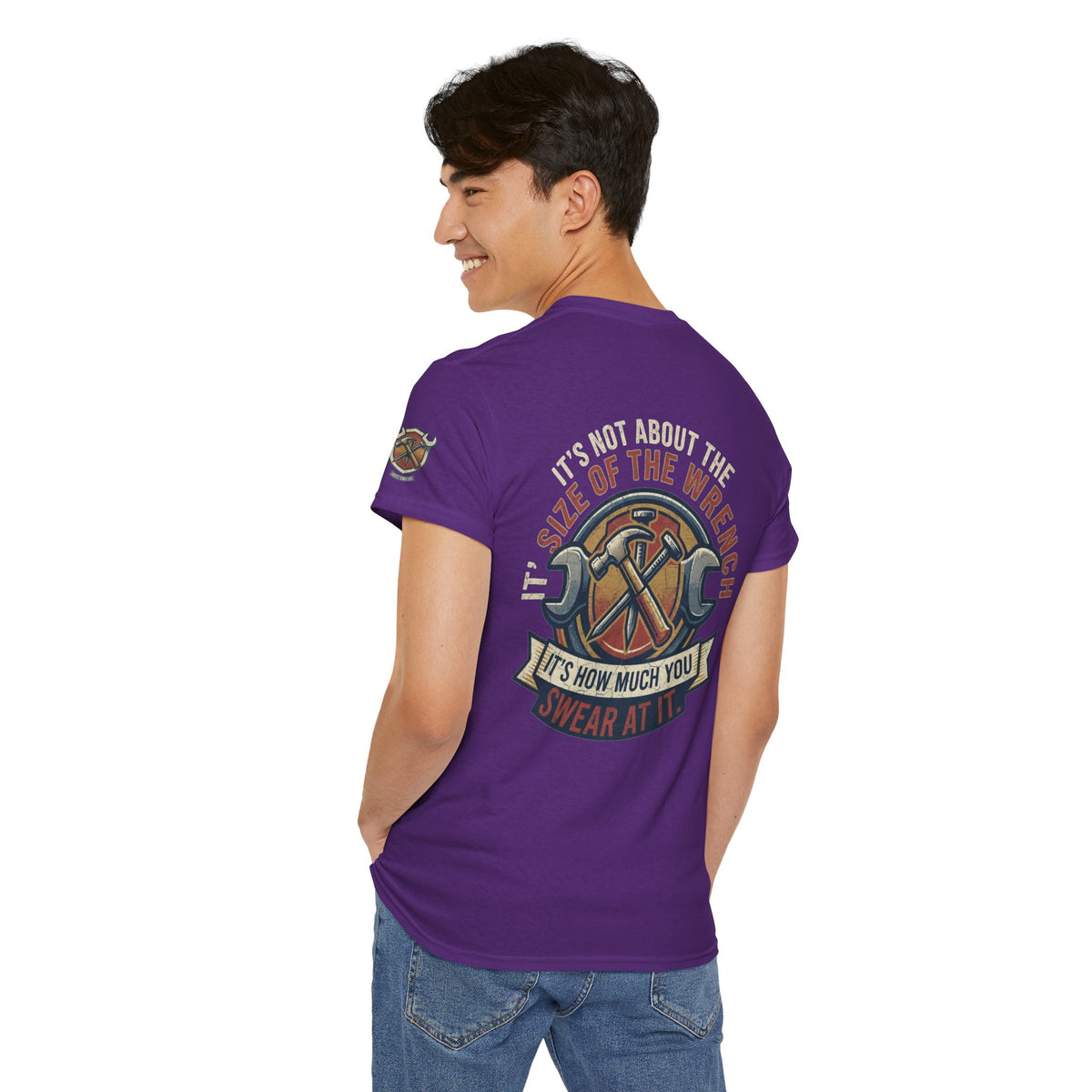 Color: Purple | Size Matters Premium Graphic Tee
