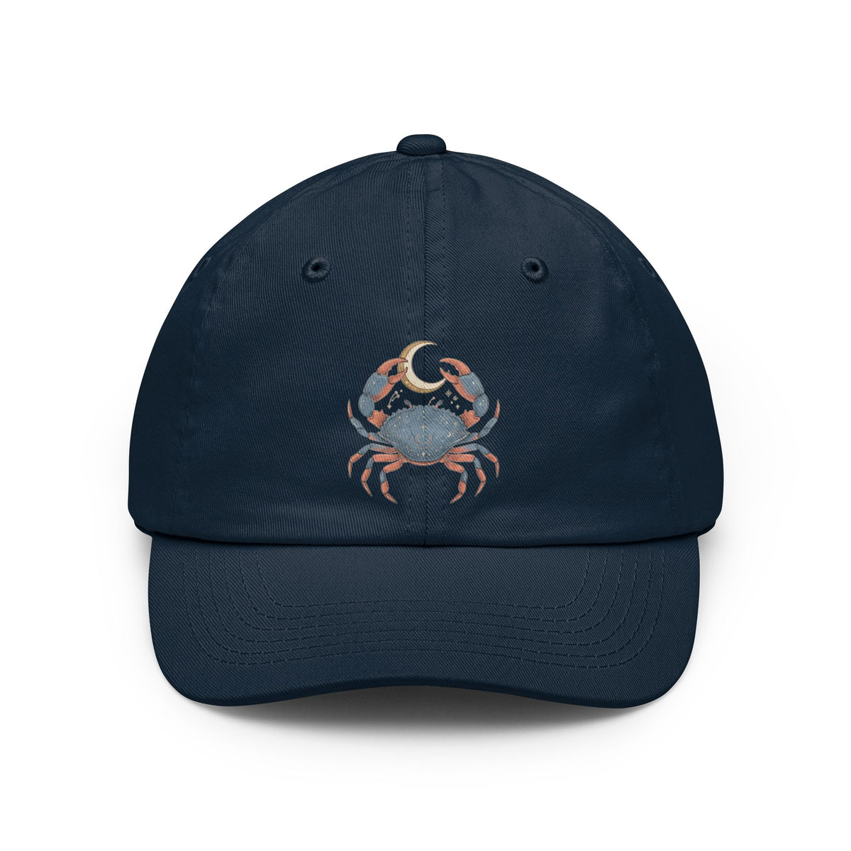 Color: Navy | Cancer The Moon Child Crab Dad Hat