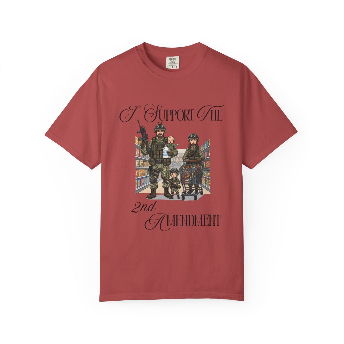"2nd Amendment" Unisex Garment-Dyed T-shirt