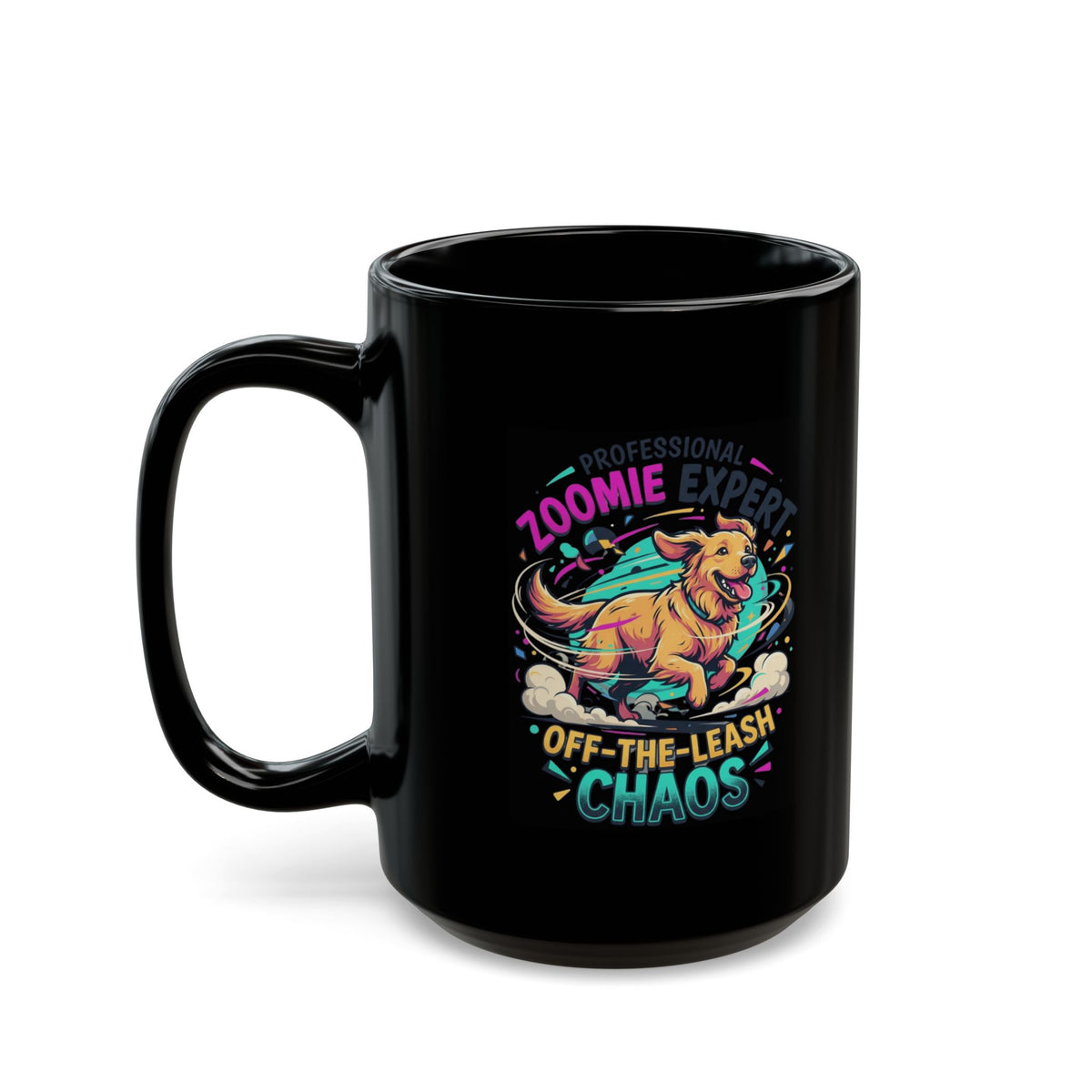 "Professional Zoomie Expert" Black Ceramic Mug