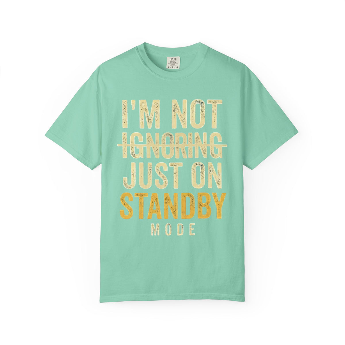 Color: Island Reef | Standby Mode Unisex Garment-Dyed Tee
