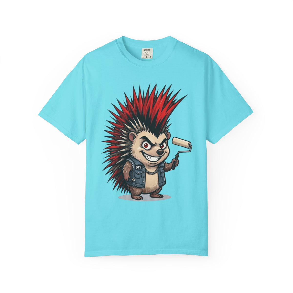 Color: Lagoon Blue | Punkupine Unisex Garment-Dyed Tee