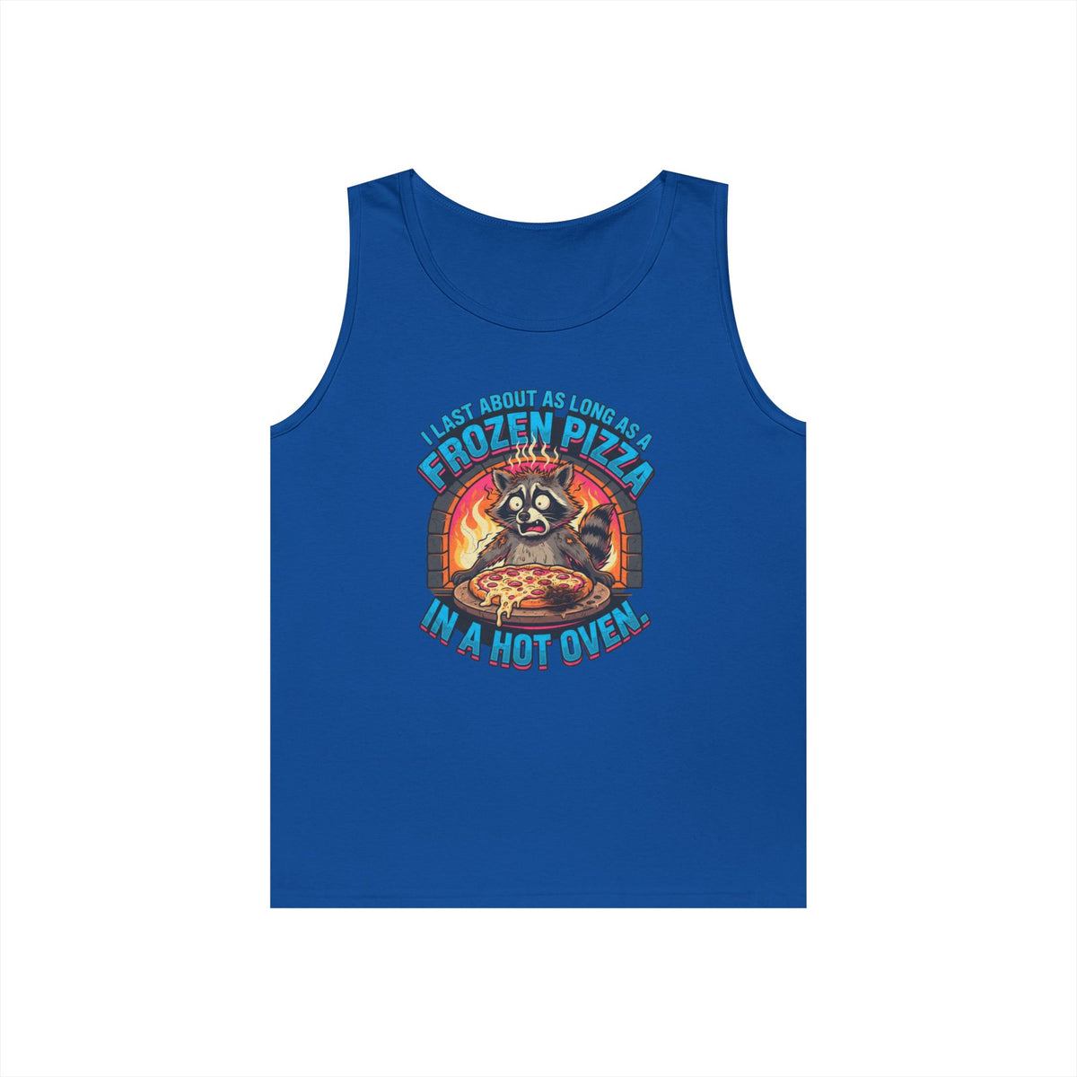 Color: Royal | Frozen Pizza in a Hot Oven Tank Top