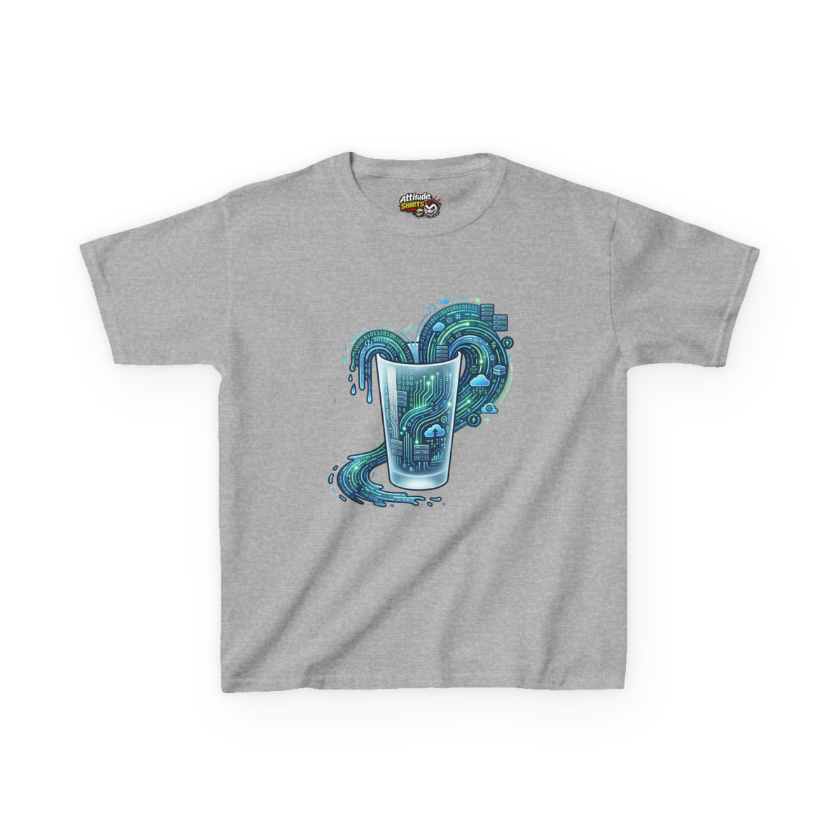 "Glass of Data" Kids Tee