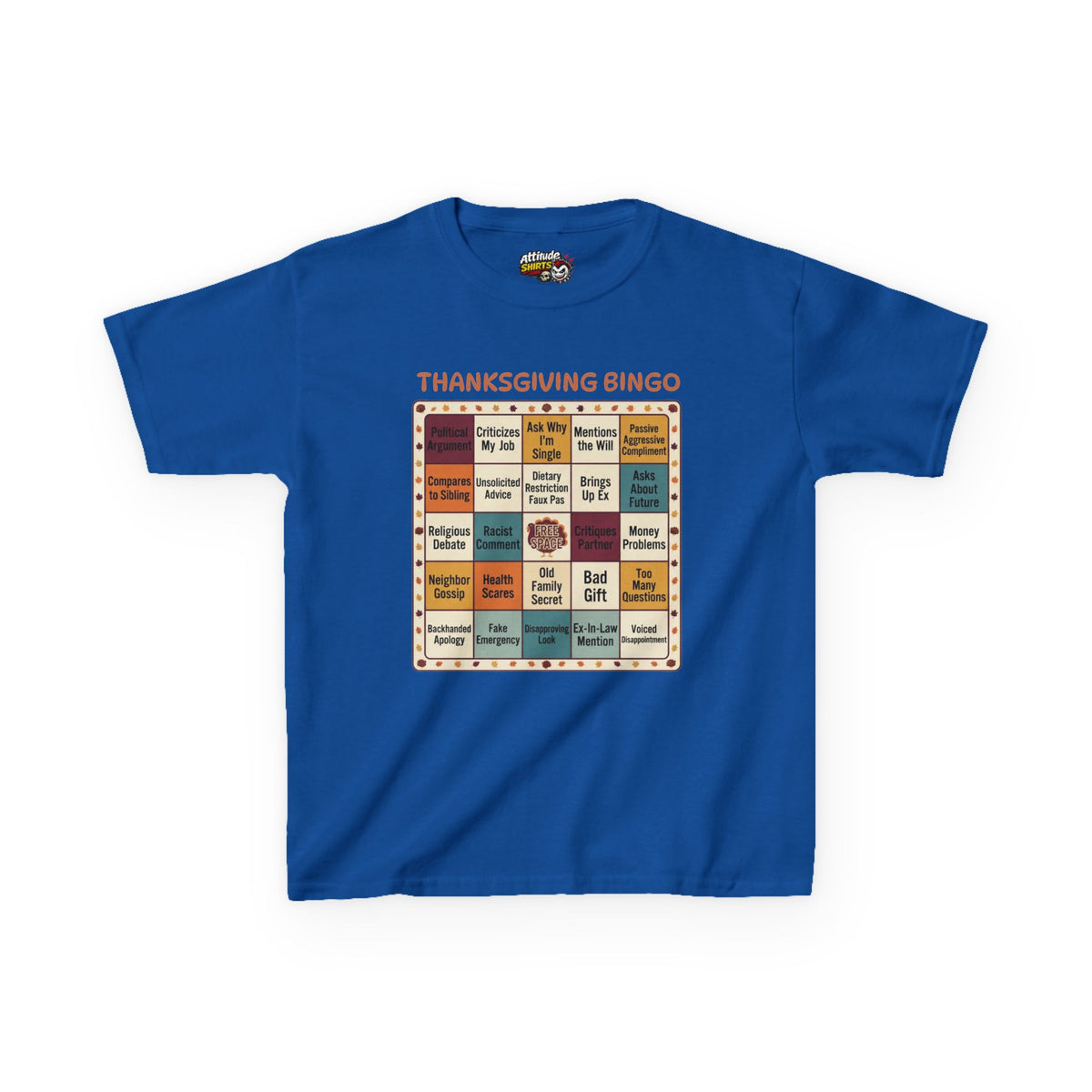 Thankgiving Bingo Kids Tee