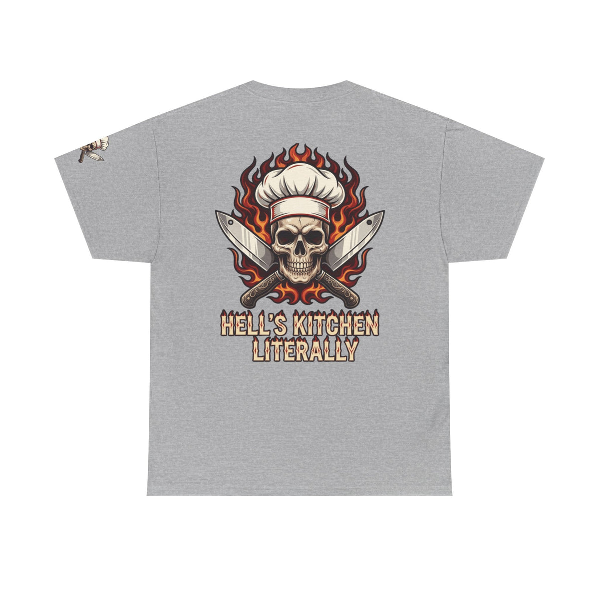 Color: Sport Grey | Hell's Kitchen Literally Premium Graphic Tee