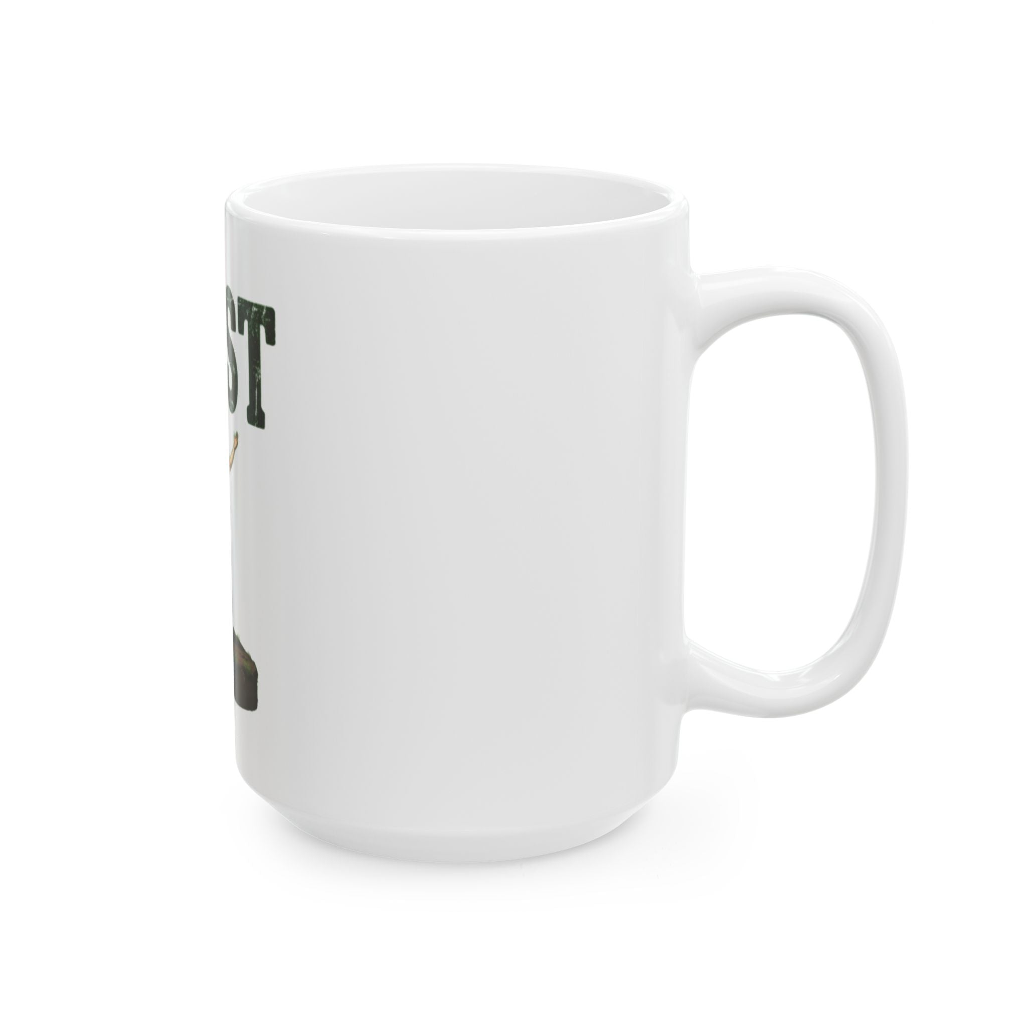 "I Exist" White Ceramic Mug — Graphic