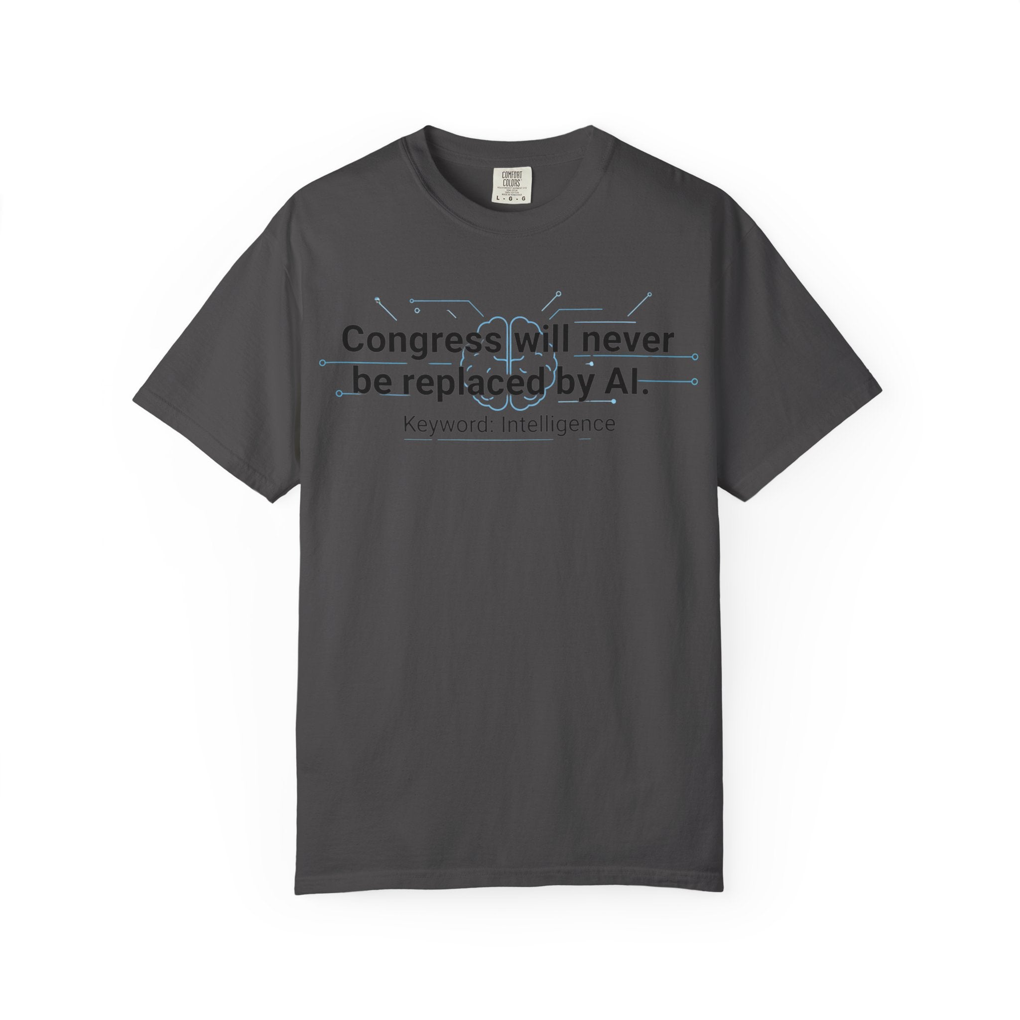 "Congress vs. AI T-Shirt" Unisex Garment-Dyed T-shirt