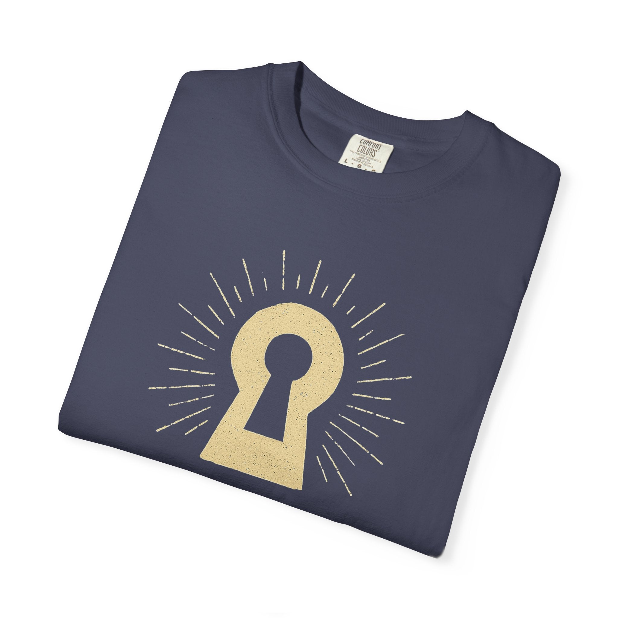 "Celestial Room Escape Artist" Unisex Garment-Dyed T-shirt