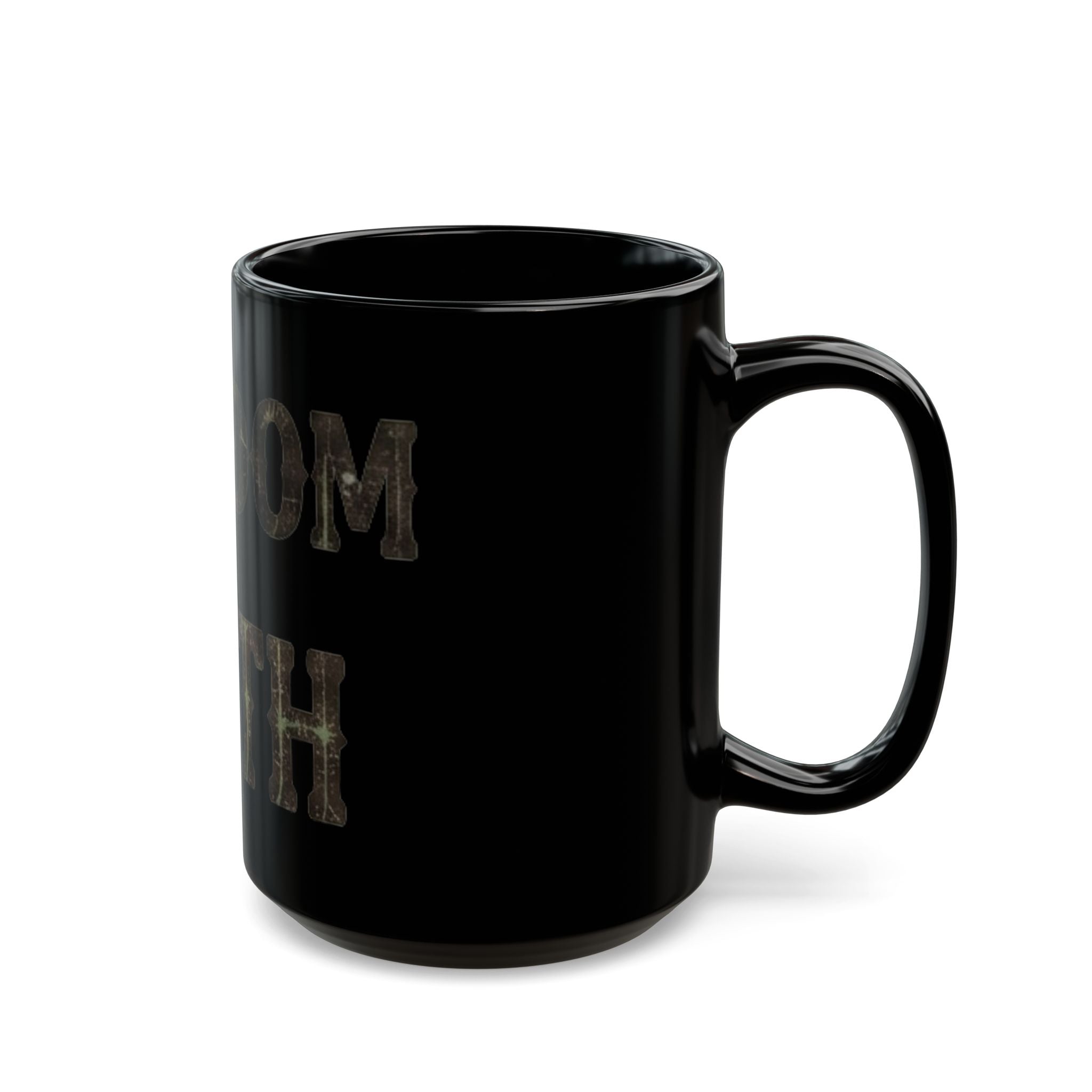 "Religious Freedom" Black Ceramic Mug — Graphic