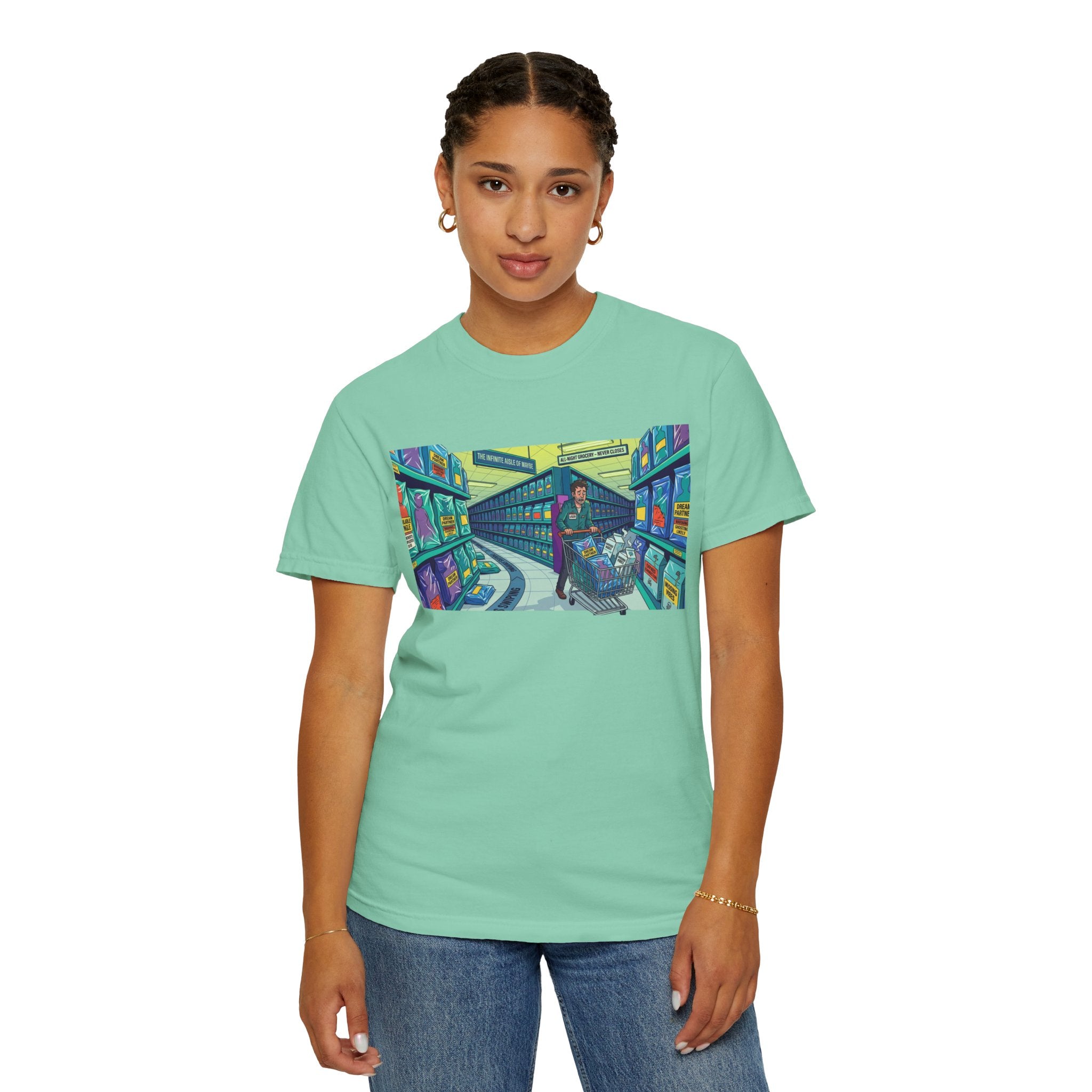 "Infinite Dating" Unisex Garment-Dyed Tee