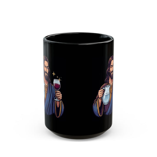 "Wine Expert" Black Ceramic Mug