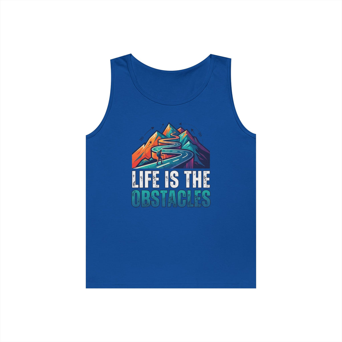 Color: Royal | Life Is The Obstacles Tank Top