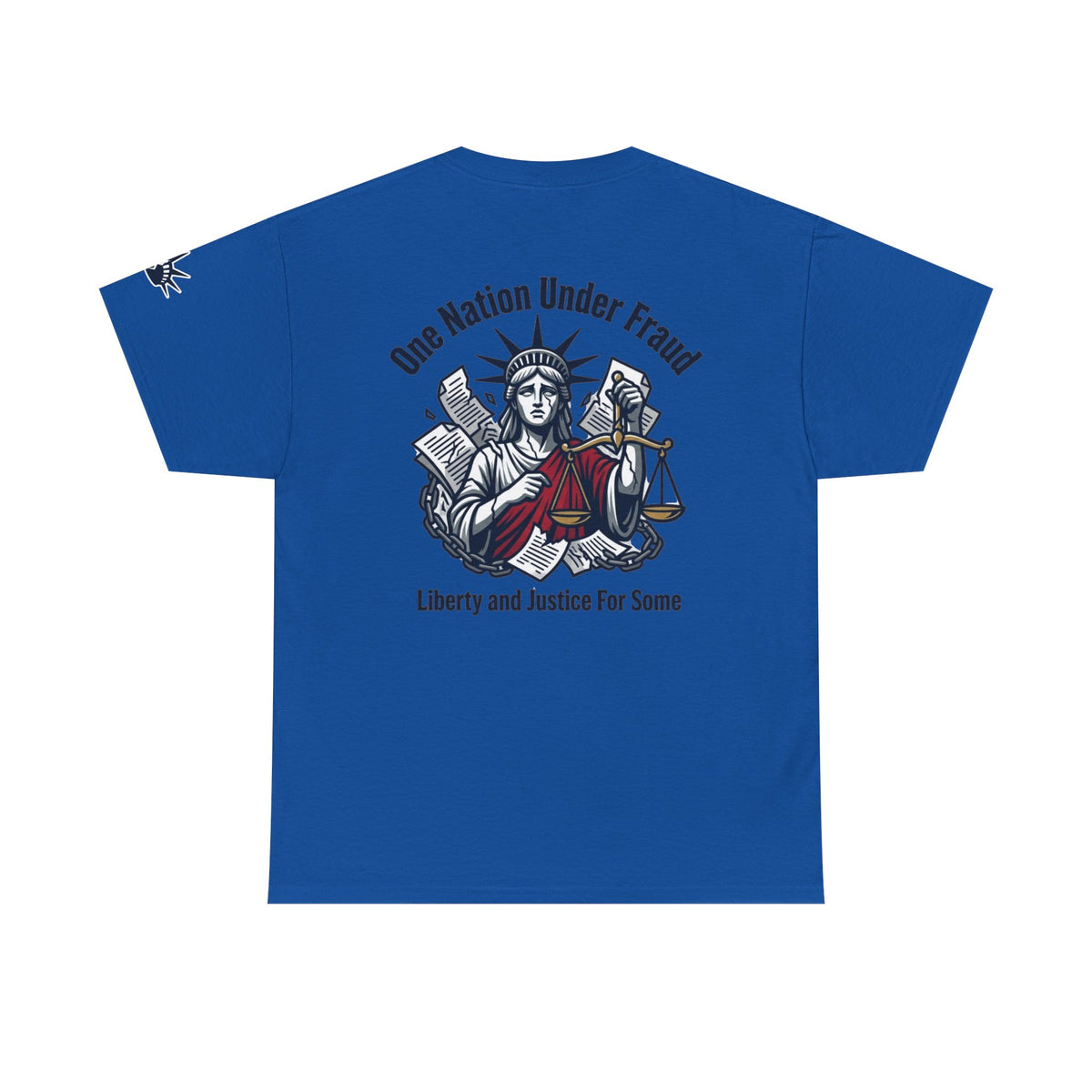 Color: Royal | One Nation Under Fraud Premium Graphic Tee
