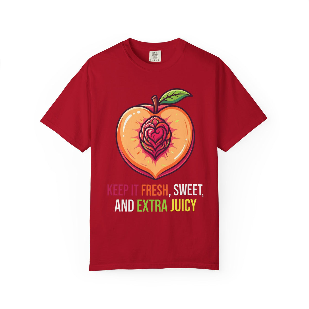 "Warm Sweet Juicy" Unisex Garment-Dyed Tee